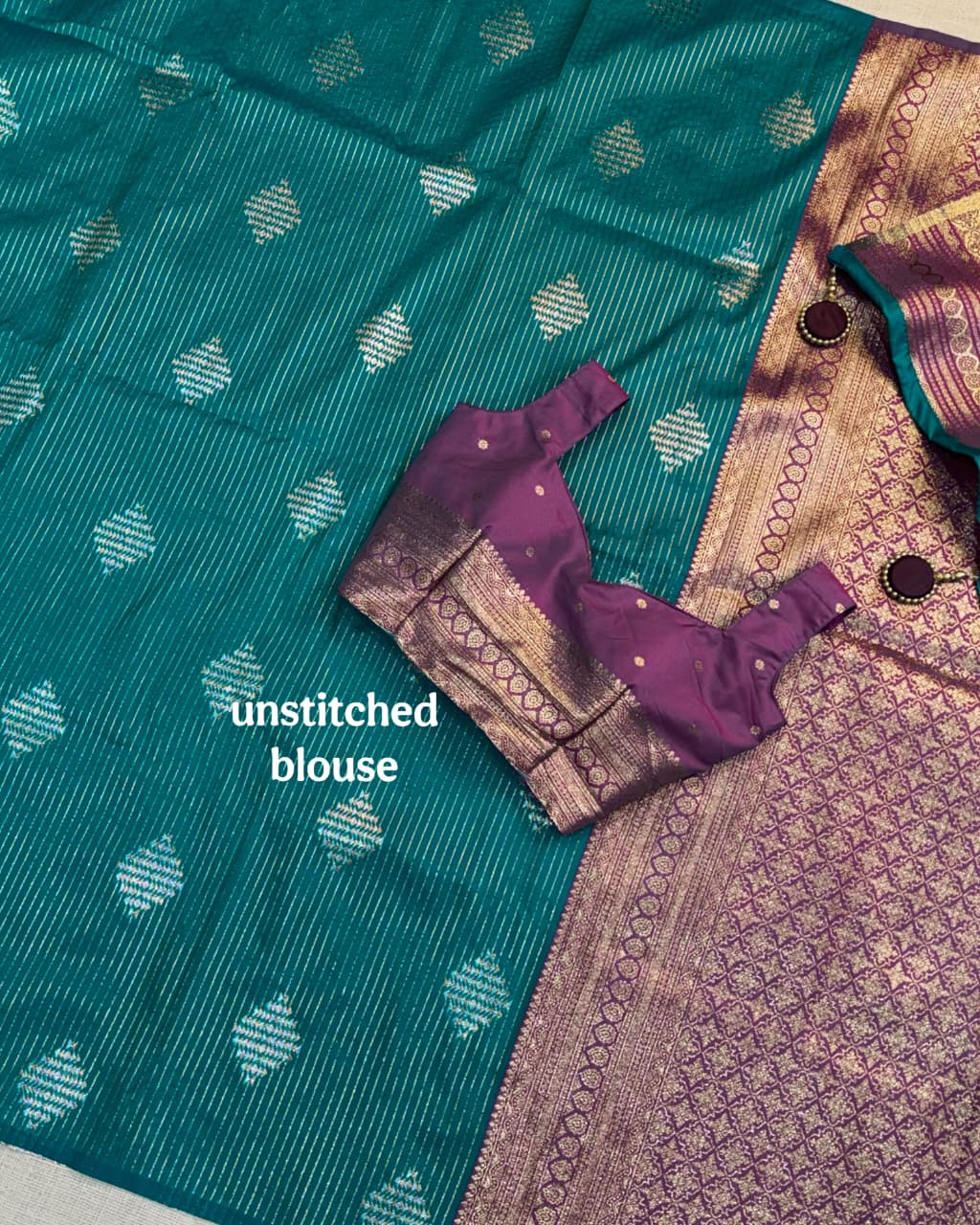 Banarasi Silk Saree with Blouse Piece | Zari Weaving | Wedding & Festive Wear